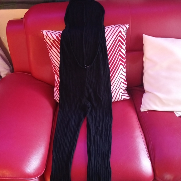 FASHION NOVA BLK RIBBED JUMPSUIT - Picture 12 of 14